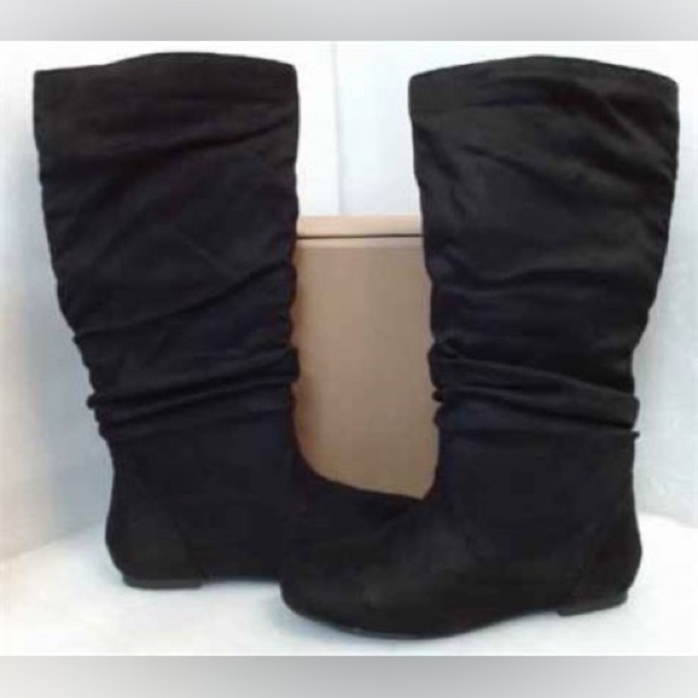 Journee Collection Women's Rebecca-02 Riding Boots sz 7.5 Black